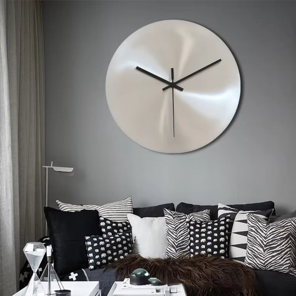 Minimalist Round Wall Clock Silent Modern Home Decor