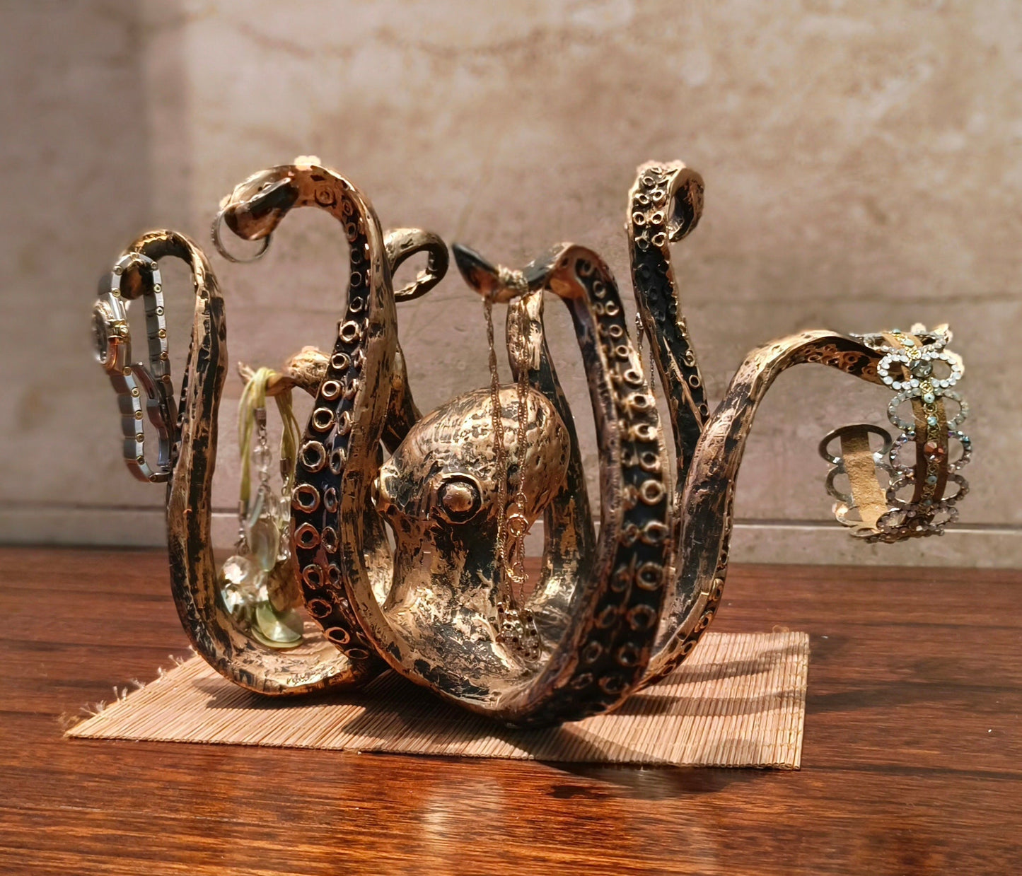 Octopus Mug Holder Resin Coffee Cup Rack Nautical Kitchen Decor Display Stand