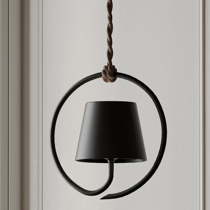 Rechargeable LED Hanging Lamp Portable Dimmable Pendant Light for Indoor Outdoor Ambient Lighting