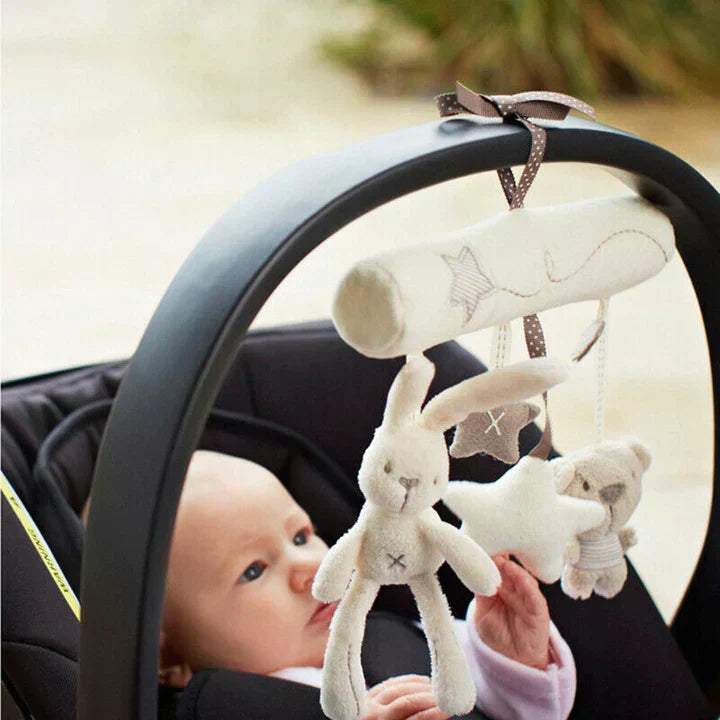 Soft Plush Mobile for Prams & Car Seats – Cozy Comfort for Everyday Adventures