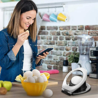 3 In 1 Stainless Steel Egg Slicer Cutter Three Way Kitchen Tool