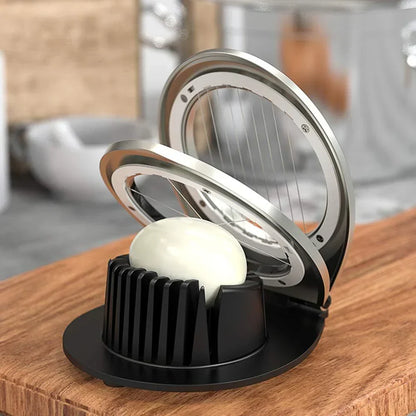 3 In 1 Stainless Steel Egg Slicer Cutter Three Way Kitchen Tool