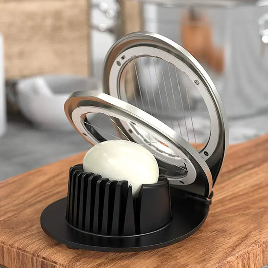 3 In 1 Stainless Steel Egg Slicer Cutter Three Way Kitchen Tool
