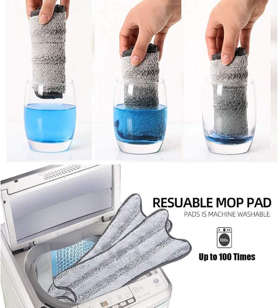 360 Degree Flat Floor Mop Microfiber Cleaning System