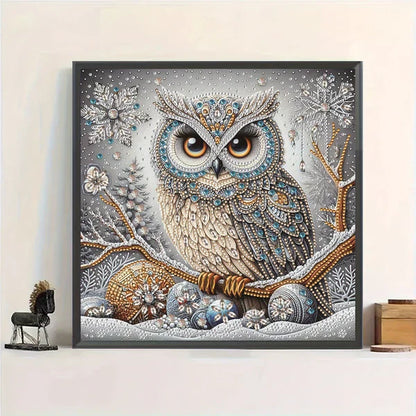 5D Diamond Painting Owl Kit DIY Crystal Diamond Art Craft Set for Adults Relaxing Hobby Home Wall Decor