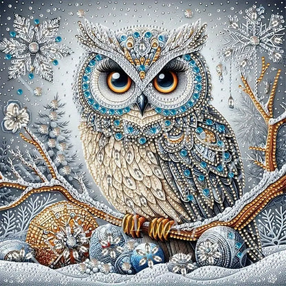 5D Diamond Painting Owl Kit DIY Crystal Diamond Art Craft Set for Adults Relaxing Hobby Home Wall Decor