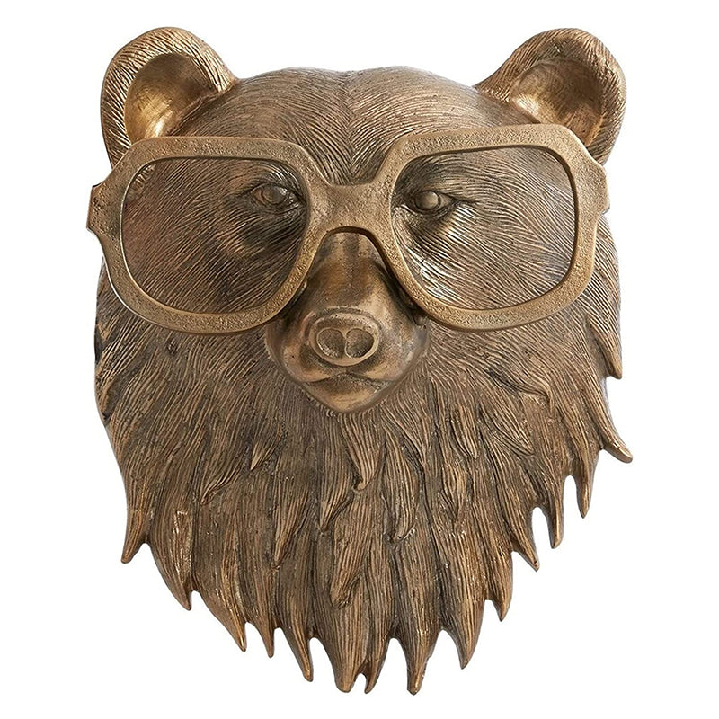 Abstract Animal Head Sculpture Resin Animal Statue Modern Home Decor Art Ornament