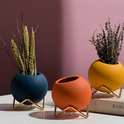 Abstract Decorative Plant Pots Modern Flower Planter Home Decor Indoor Planter