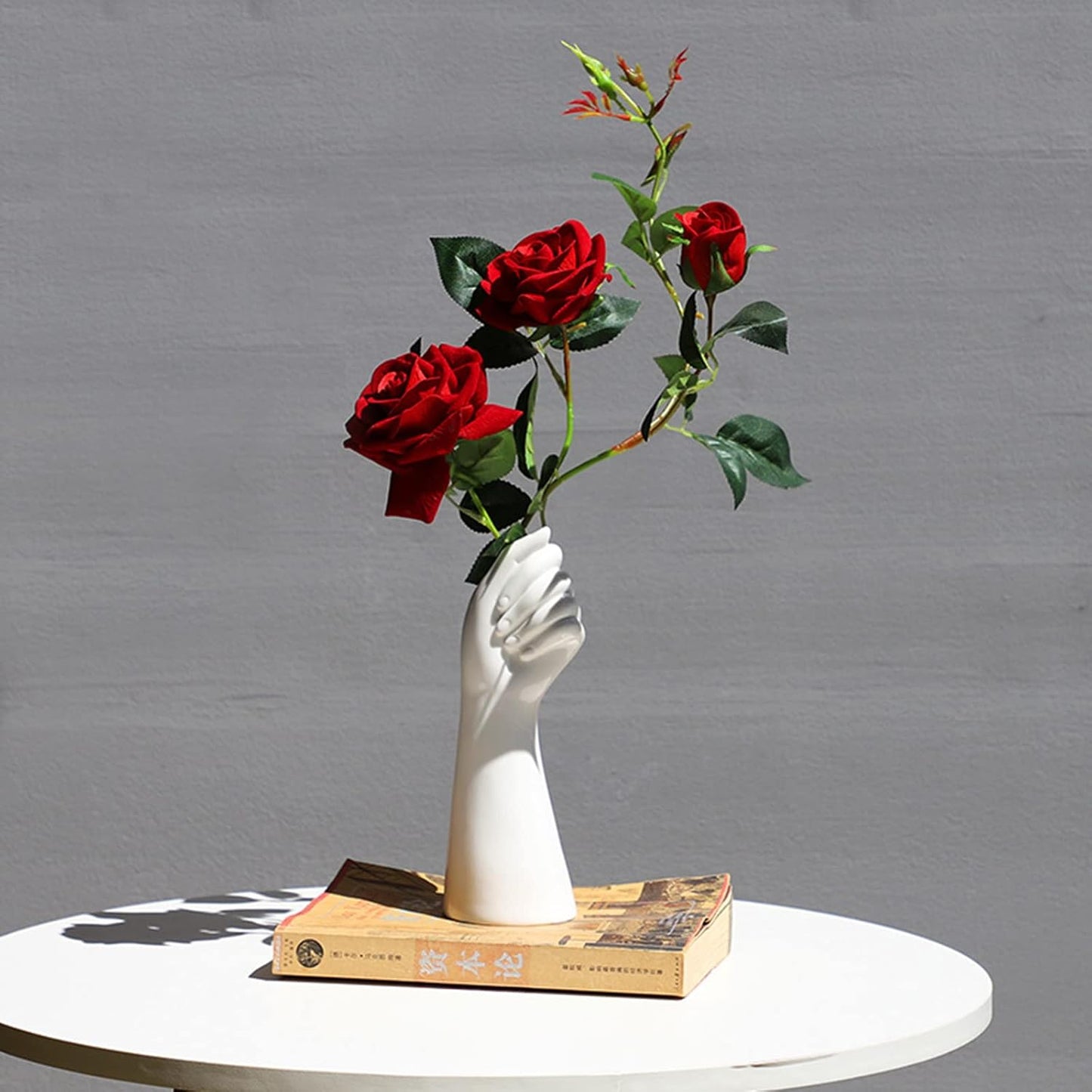 Abstract Hand Vase Modern Decorative Sculpture Flower Vase Home Decor