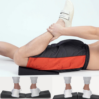 Adjustable Incline Support Block with Angled Stand Platform for Balance Mobility and Strength Training