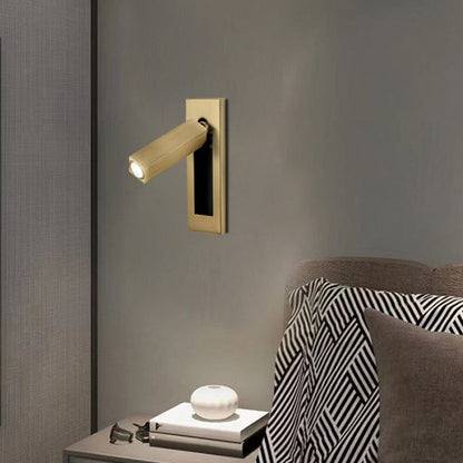 Adjustable LED Wall Reading Light Modern Pull Out Bedside Wall Lamp for Bedroom