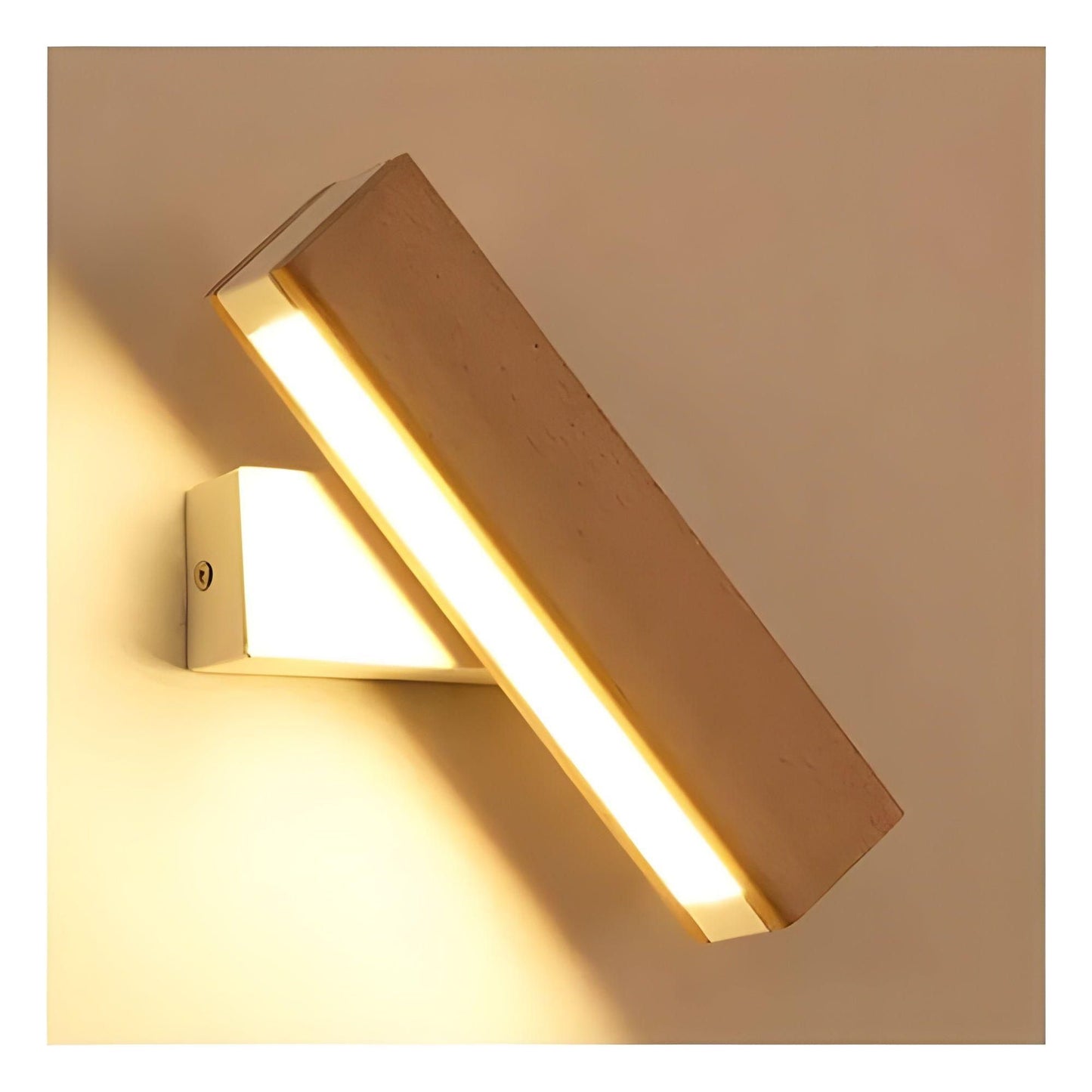 Adjustable Nordic Wooden LED Wall Light Modern Scandinavian Wall Lamp