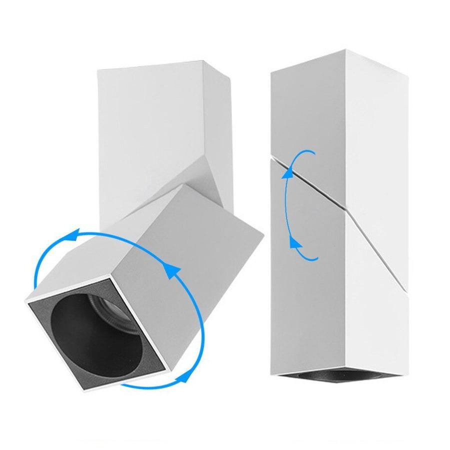 Adjustable Square LED Downlight Modern Ceiling Spotlight Recessed Ceiling Light for Home