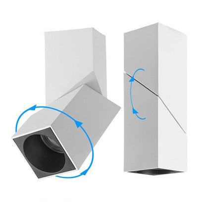 Adjustable Square LED Downlight Modern Ceiling Spotlight Recessed Ceiling Light for Home