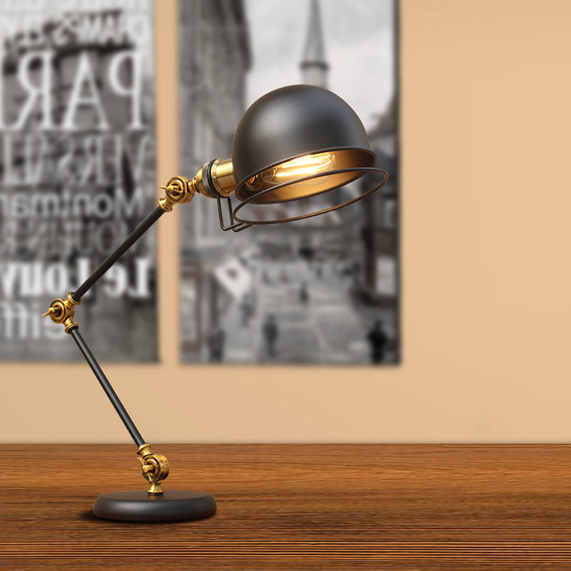 Adjustable Swing Arm Desk Lamp Metal Desk Light Flexible Reading Office Table Lamp