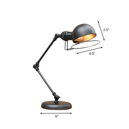 Adjustable Swing Arm Desk Lamp Metal Desk Light Flexible Reading Office Table Lamp