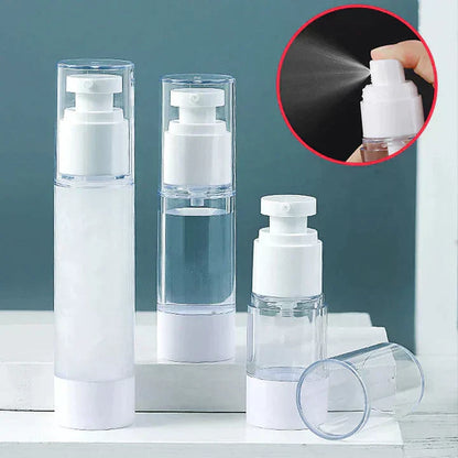 Airless Vacuum Cosmetic Pump Bottle Travel Skincare Container for Lotion Cream Makeup Storage