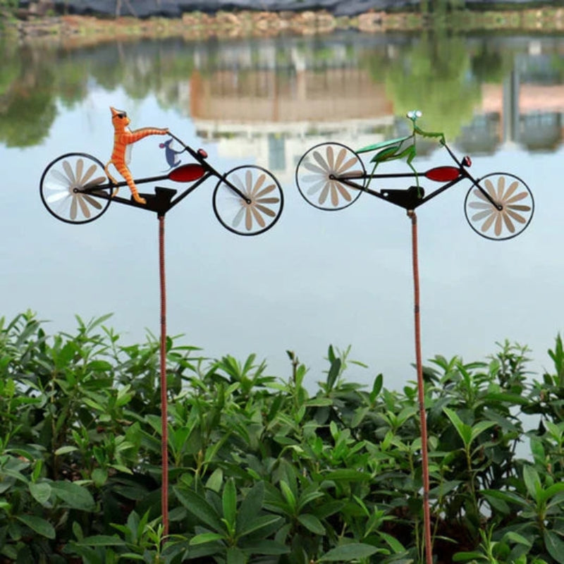 Animal Wind Spinner Outdoor Garden Wind Chime Decorative Patio Yard Wind Spinner