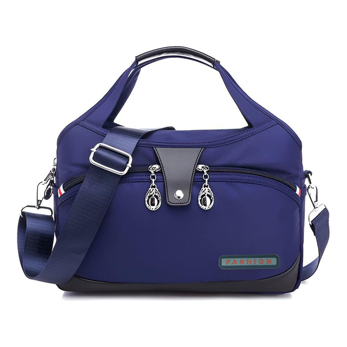 Anti Theft Waterproof Crossbody Bag Secure Travel Shoulder Bag with Multiple Zip Pockets