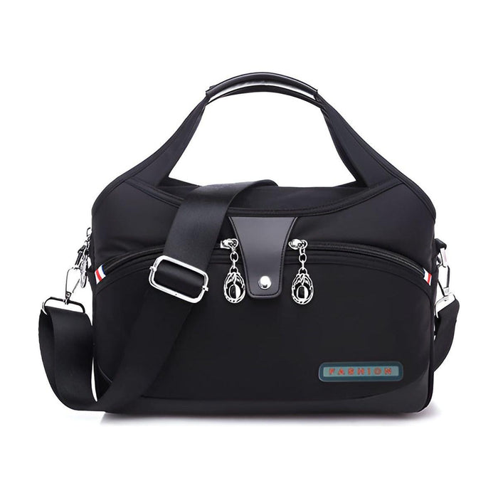 Anti Theft Waterproof Crossbody Bag Secure Travel Shoulder Bag with Multiple Zip Pockets