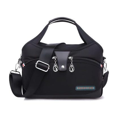 Anti Theft Waterproof Crossbody Bag Secure Travel Shoulder Bag with Multiple Zip Pockets