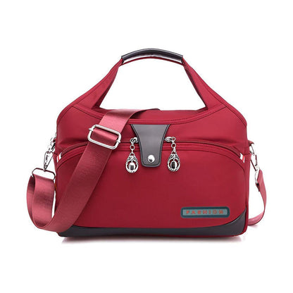 Anti Theft Waterproof Crossbody Bag Secure Travel Shoulder Bag with Multiple Zip Pockets