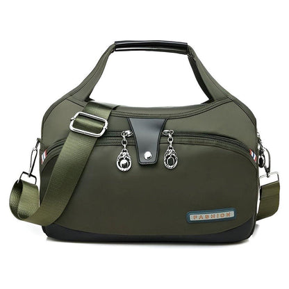 Anti Theft Waterproof Crossbody Bag Secure Travel Shoulder Bag with Multiple Zip Pockets