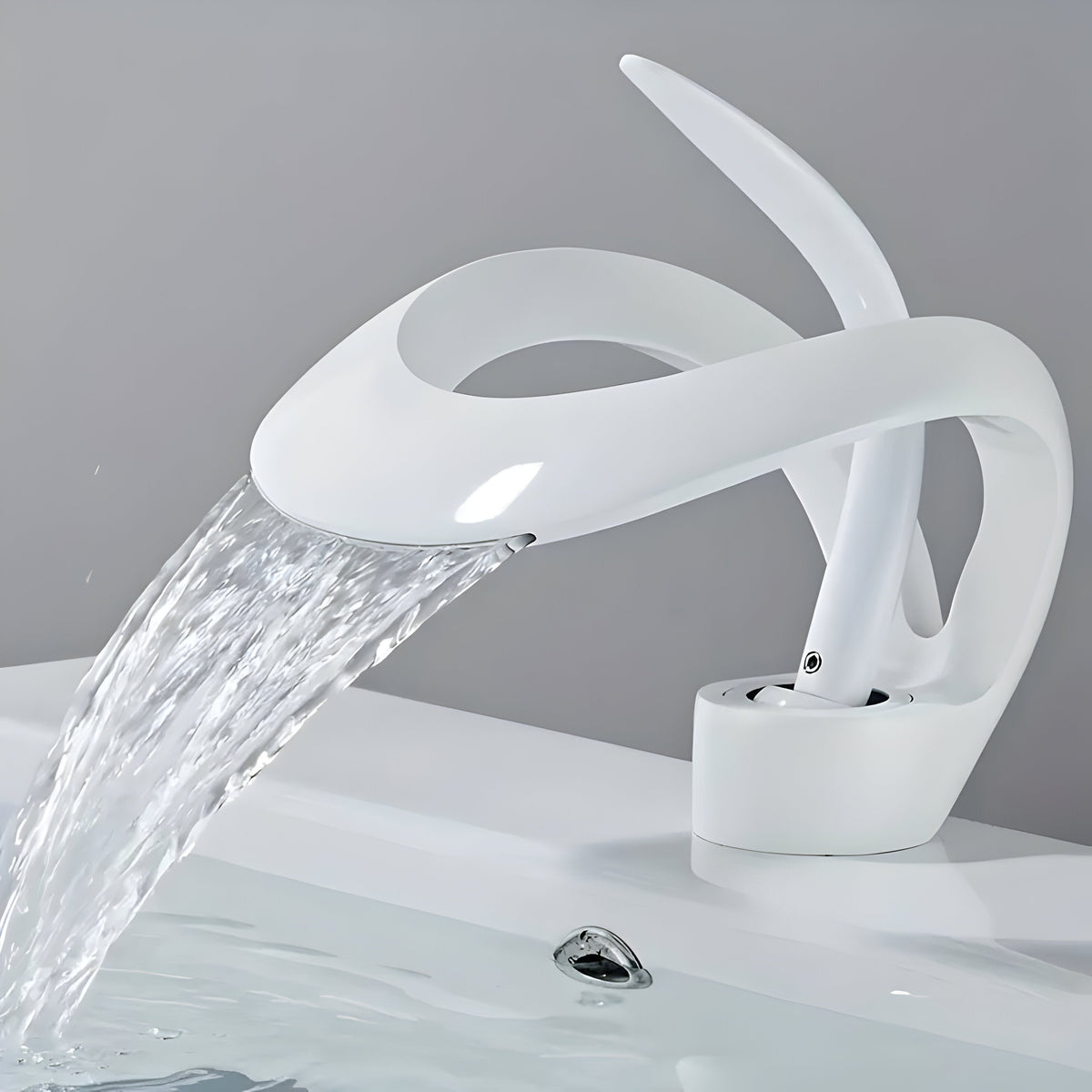 AquaGleam Minimalist Bathroom Basin Tap Single Handle Faucet