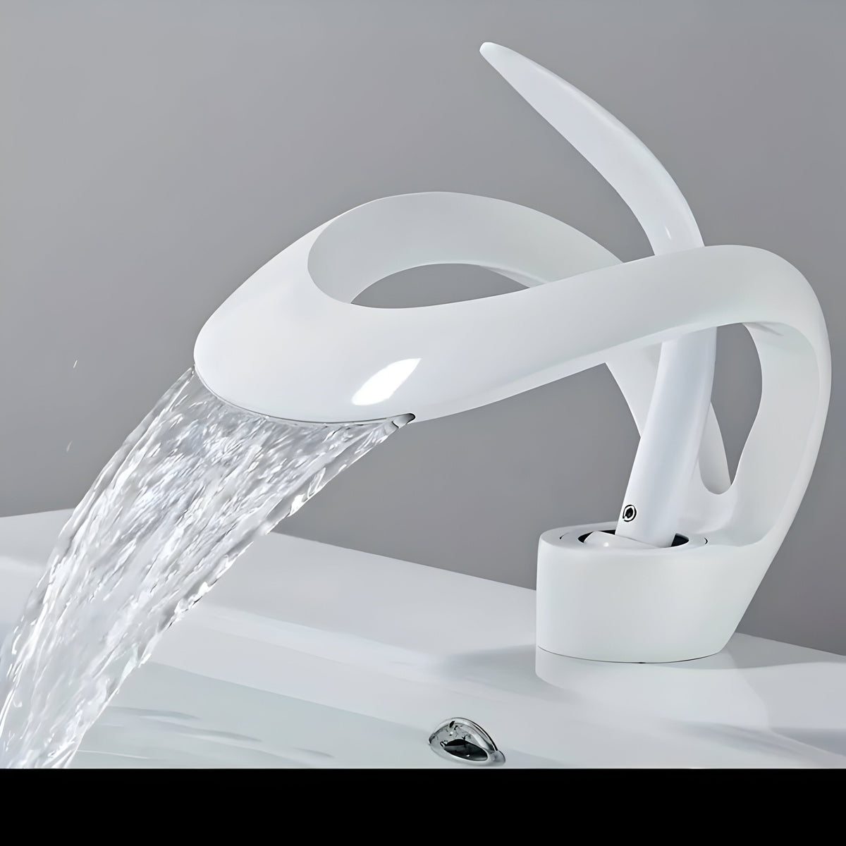 AquaGleam Minimalist Bathroom Basin Tap Single Handle Faucet