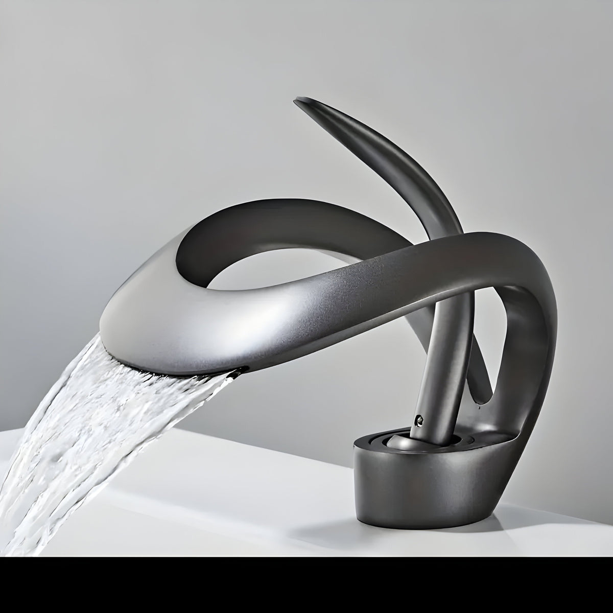 AquaGleam Minimalist Bathroom Basin Tap Single Handle Faucet