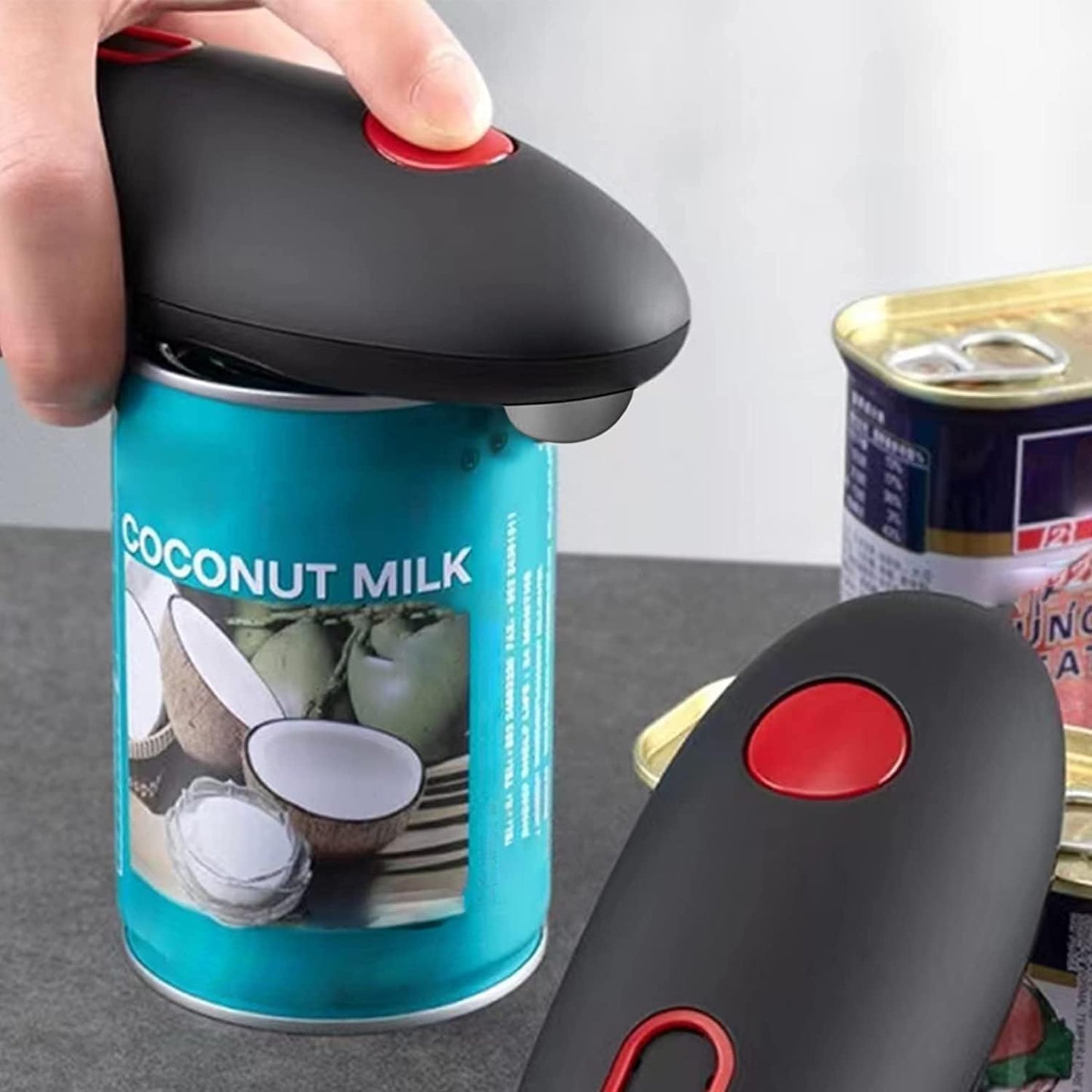 Automatic Can Opener One-Touch Electric Can Opener for Effortless & Safe Opening