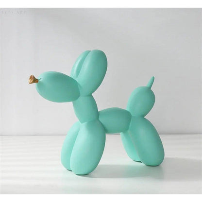 Balloon Dog Sculpture Decorative Pop Art Figurine Modern Home Desk Statue