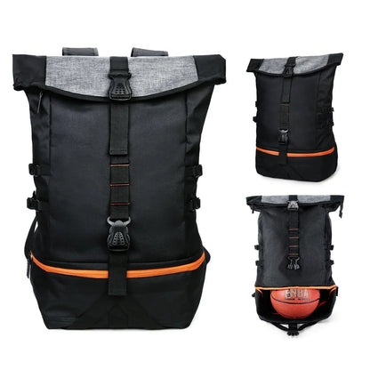 Basketball Backpack Sports Bag – 35L Large Capacity Sports Equipment Travel Backpack