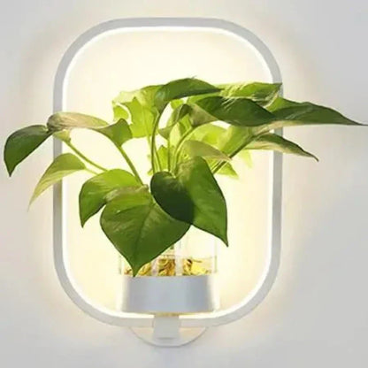 Botanical Wall Light with Planter – Modern Wall Lamp for Stylish Indoor Lighting