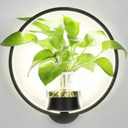 Botanical Wall Light with Planter – Modern Wall Lamp for Stylish Indoor Lighting