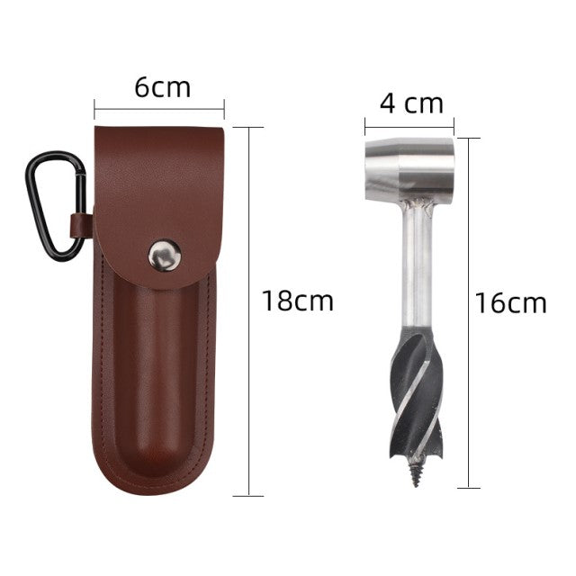 Bushcraft Hand Auger Drill Survival Wood Boring Tool Camping Outdoor Gear