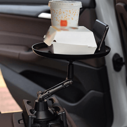 Car Cup Holder Tray Car Food Phone Organizer Travel Table
