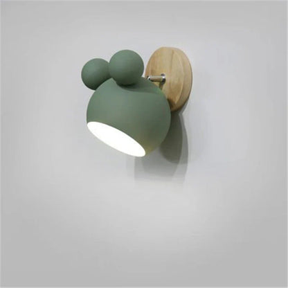 Cartoon Kids Wall Lamp Decorative Nursery Wall Light for Bedroom Playroom