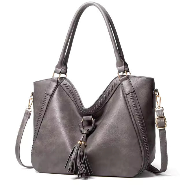 Casual Crossbody Shoulder Bag with Zipper Pockets Adjustable Strap Everyday Handbag