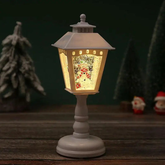 Christmas Table Lamp with Music LED Festive Decorative Holiday Light