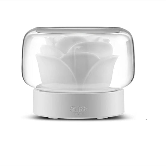 Compact Air Humidifier Diffuser Modern Mist Ambient Light