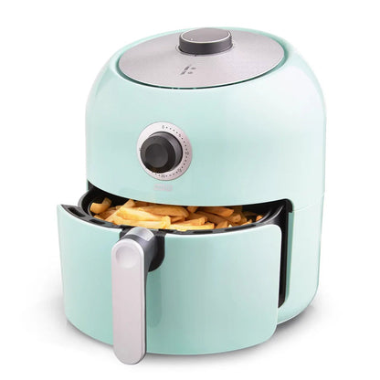 Compact Single Serve Air Fryer Small Basket Oil Free Cooker