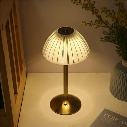 Cordless LED Table Lamp Touch Dimming Three Colour Light