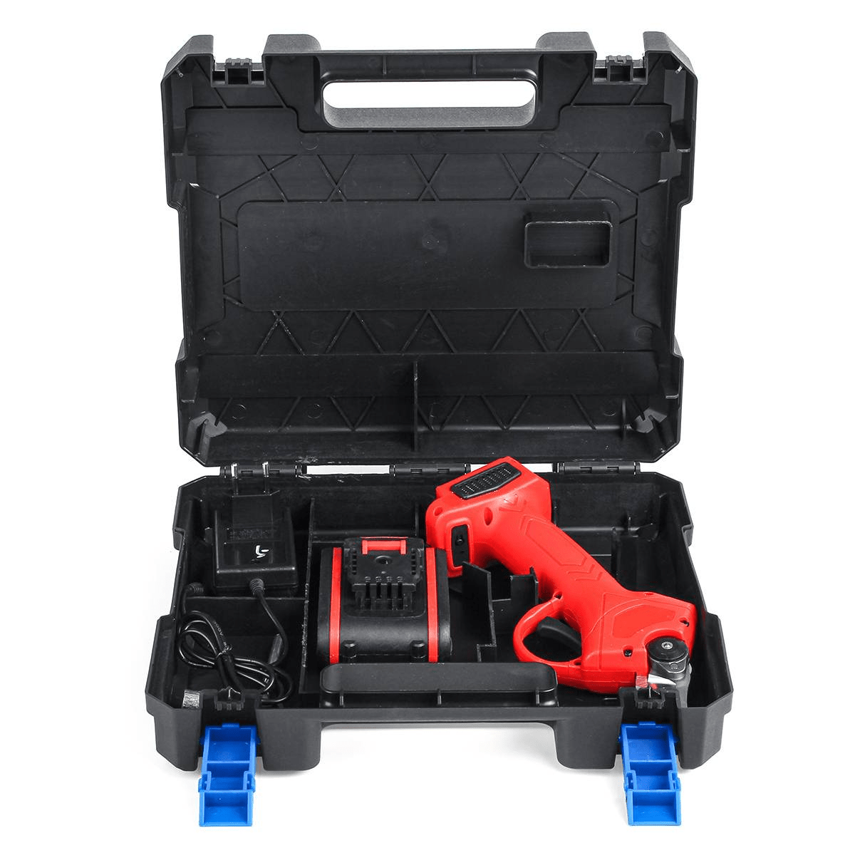 Cordless Pruning Shears with Ergonomic Design and Tungsten Steel Blade for Quiet Precision Cutting