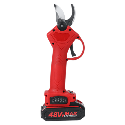 Cordless Pruning Shears with Ergonomic Design and Tungsten Steel Blade for Quiet Precision Cutting