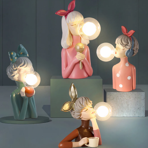 Creative Bubble Lamp Sculptural Table Lighting Modern Art Design