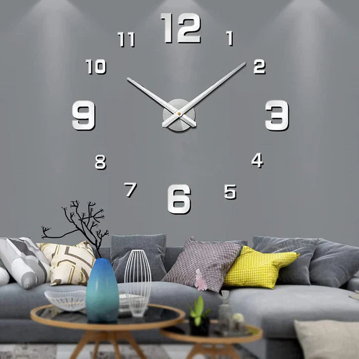 Creative Modern Wall Clock Decorative Silent Design for Home and Office