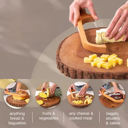 CrustCutter Bread Knife Serrated Precision Knife for Perfect Slices That Keep Shape
