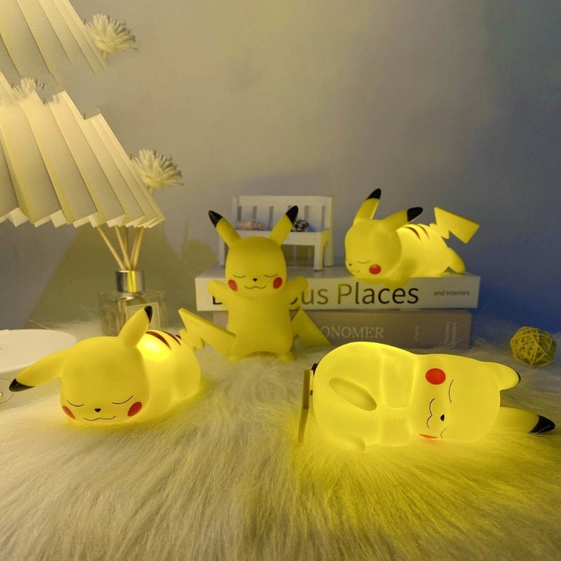 Cute Cartoon LED Night Light Soft Glow Kids Bedside Night Lamp
