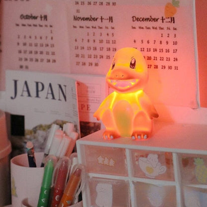 Cute Cartoon LED Night Light Soft Glow Kids Bedside Night Lamp
